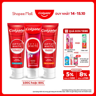 Kem Đánh Răng Colgate Optic White làm trắng sáng răng trong 7 ngày