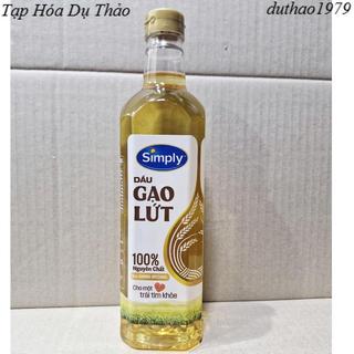 Dầu Gạo  Lứt / Đậu Nành Simply 1L