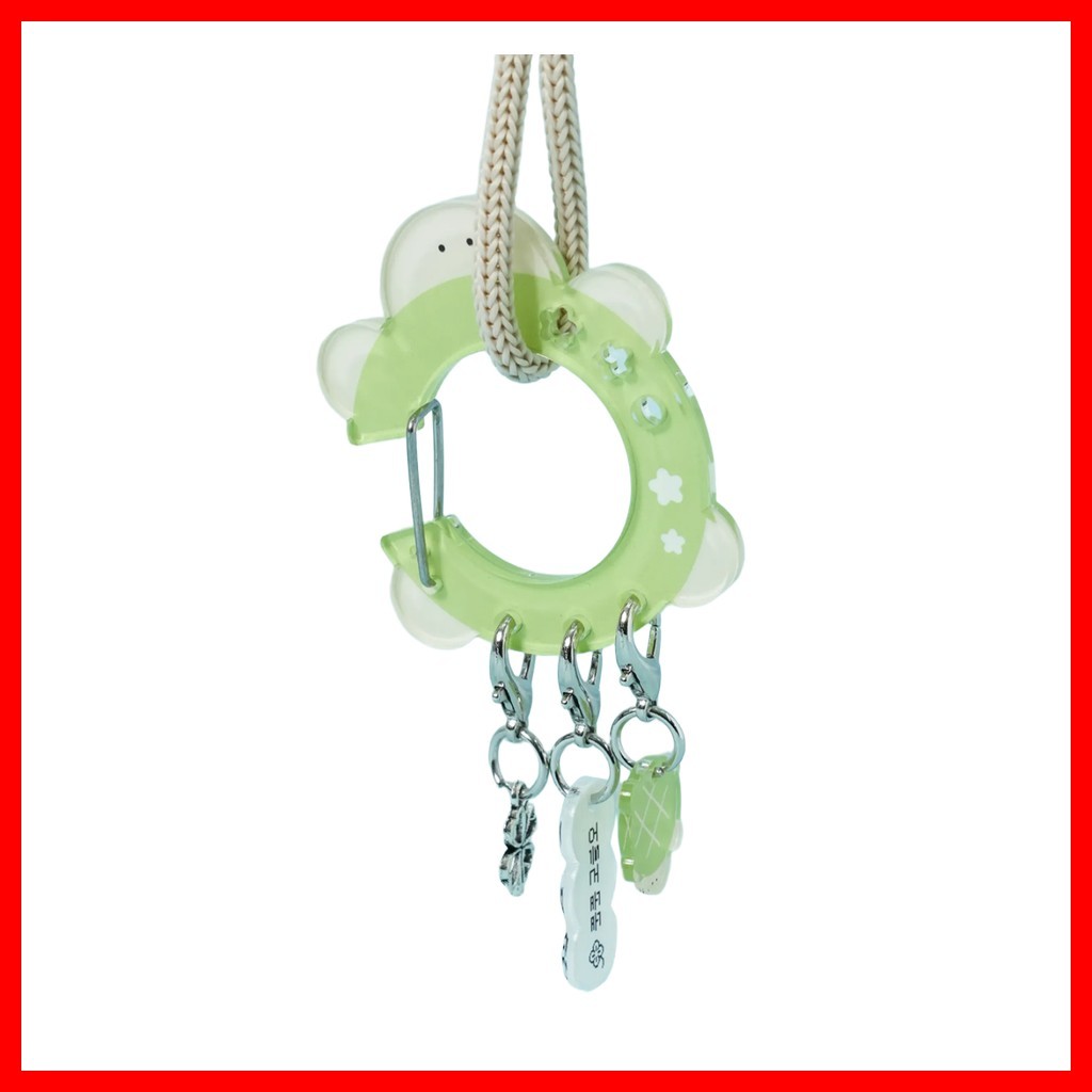 [daiso] Bộ móc khóa Mini rùa Carabiner, 1 móc khóa Hàn Quốc/ Thiết kế rùa dễ thương/ Chính hãng của 