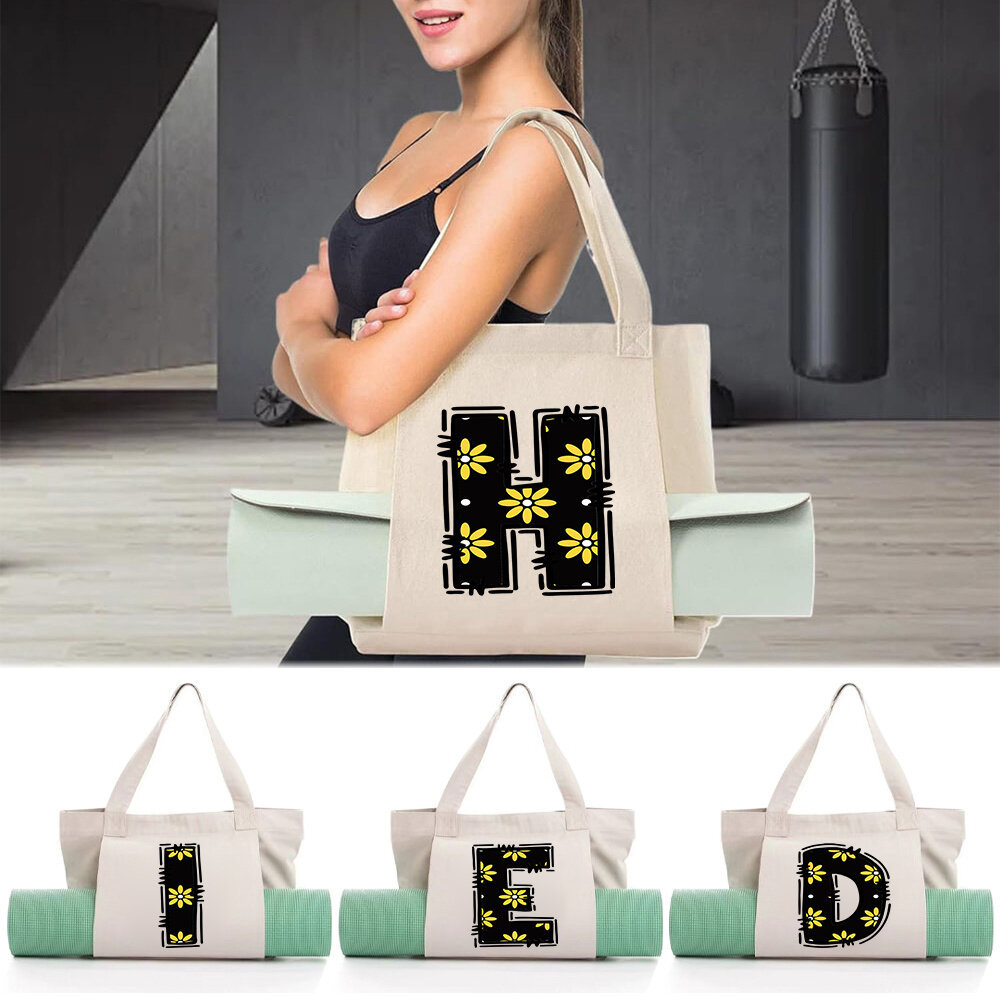 Túi vải bố tập yoga Canvas Yoga Bag Yoga mat storage Gym Workout Bag Carry Yoga Mat & Accessories Fl