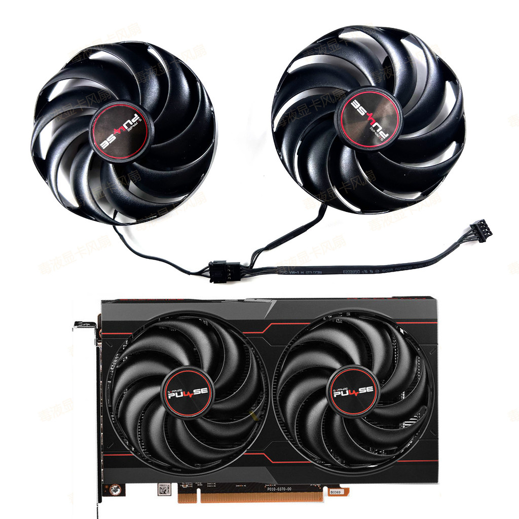 Quạt làm mát thẻ đồ họa SAPPHIRE SAPPHIRE RX 6600 6600xt 6650xt PULSE Platinum Edition