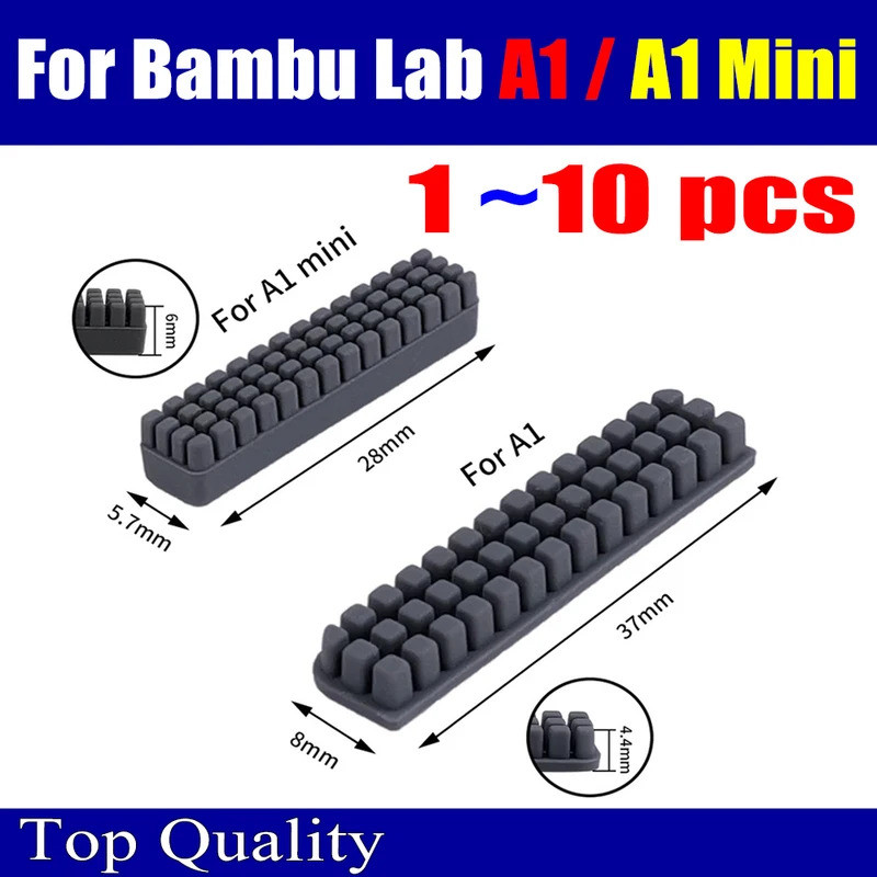 Dành Cho Bambu Lab a1 / A1 Mini Nozzle Brush Wiper Silicone Brush Hotbed Mounted Scrubbers Dụng Cụ V