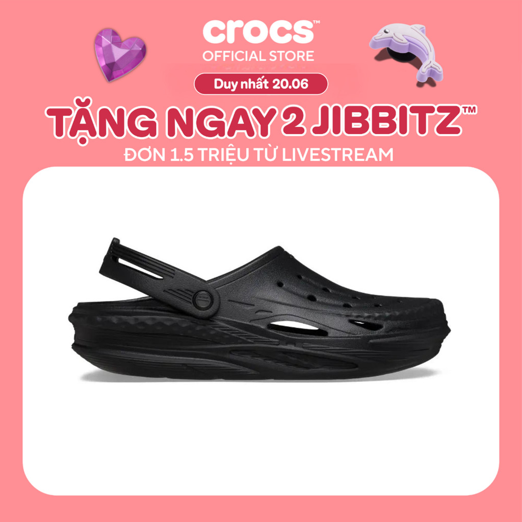[SẢN PHẨM ĐỘC QUYỀN SÀN TMĐT]Giày Clog Unisex Crocs Off Grid  - Black - 209501-001