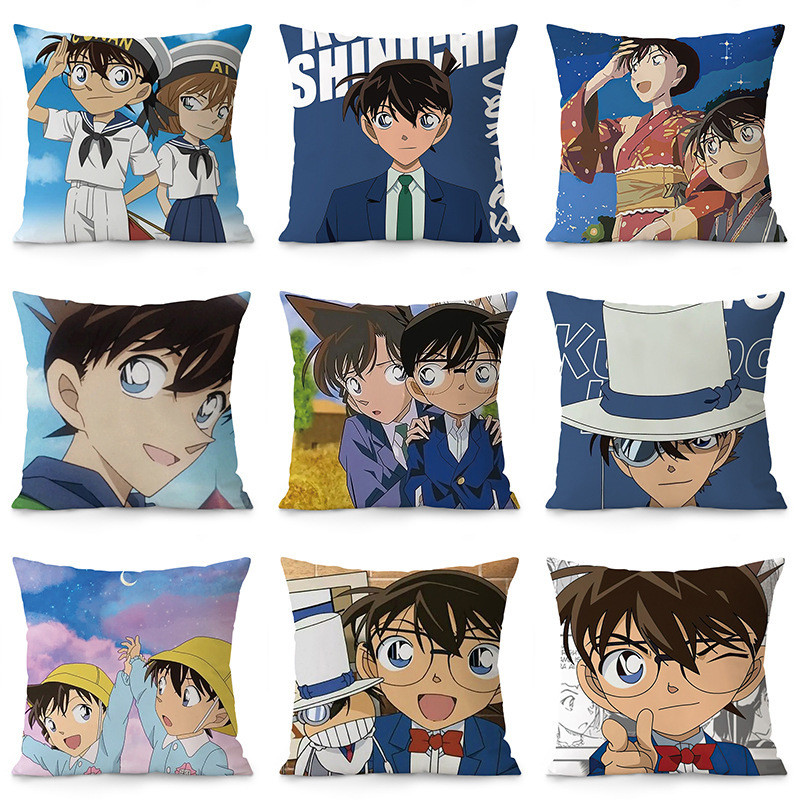 Thám Tử Lừng Danh Conan Gối Hai Chiều Anime Búp Bê Gối Sofa Gối Đệm Nam Nữ Quà Tặng Sinh Nhật Gối