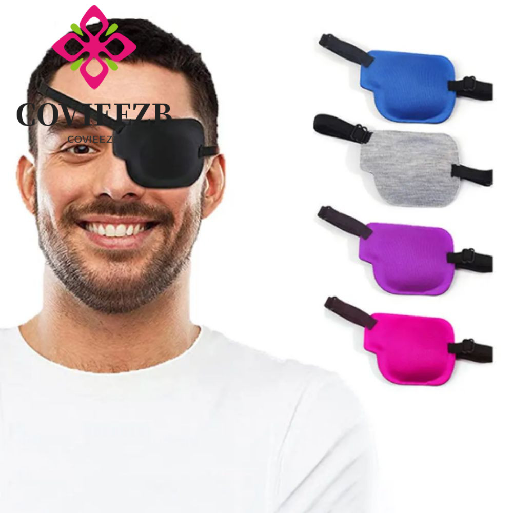 COVIEEZB 3D Có Thể Điều Chỉnh Miếng Dán Mắt, Miếng Dán Mắt Đơn 3D Mềm, Di Động Thoáng Khí Có Thể Điề