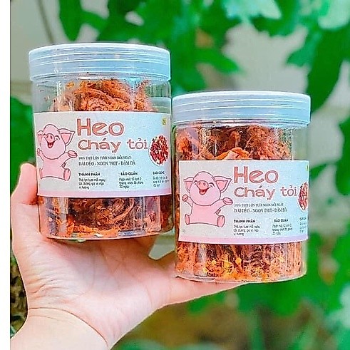 Heo Khô Cháy Tỏi Handmade Gói 200Gam LHY FOOD