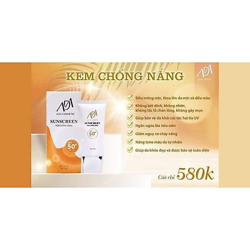 kem chống nắng ADA GROUP