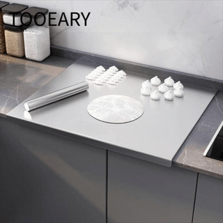TOOEARY Thớt Dụng Cụ, Thớt Inox Chống Trơn Trượt, Hình Chữ Nhật Nhà Bếp Có Mặt Bàn Bảo Vệ
