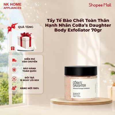 [Quà] Tẩy Tế Bào Chết Toàn Thân Hạnh Nhân CoBa’s Daughter Body Exfoliator 70gr