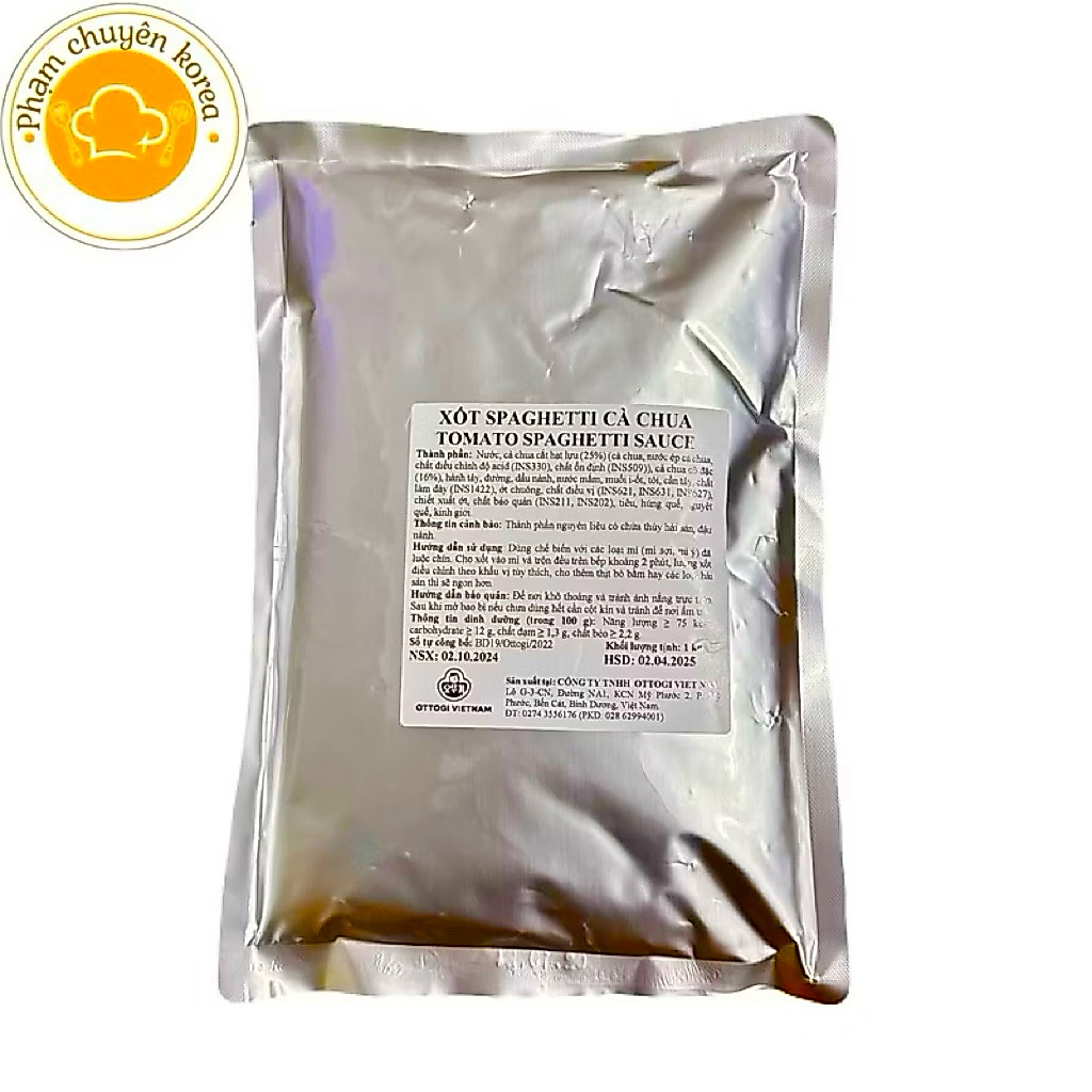 Sốt mì ý spaghetti ottogi túi 1kg