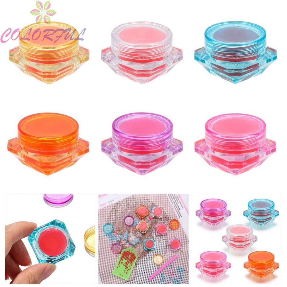 Plastic Glue Clay for 5D Diamond Painting Dotting Pen Support Tool 5 pcs per Box