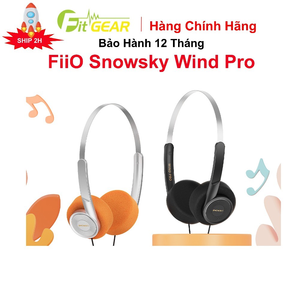 Tai Nghe On Ear FiiO SNOWSKY WIND PRO Chính Hãng - Bảo Hành 12 Tháng