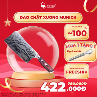  Dao làm bếp Munich SSGP dao chặt xương bò bộ dao nhà bếp dao chặt thịt gà của nhật bộ dao nha 