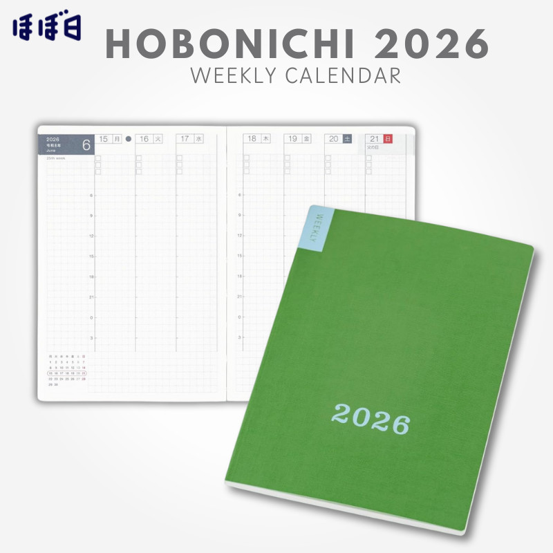 Hobonichi Techo Weekly Calendar 2026 January Start Planner Accessories