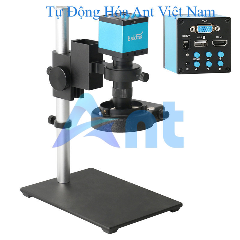 Eakins 2MP 1080P 60FPS HDMI VGA Video Microscope Camera USB Storage 100X 130X C Mount Lens  PCB Obse