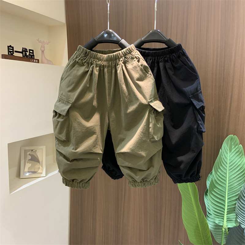 Quần Gió Jogger Túi Hộp Cho Bé Có Size Đại Nam Nữ Thời Trang trẻ em Bé Trai Gái Moonbe Quần Gió Túi 