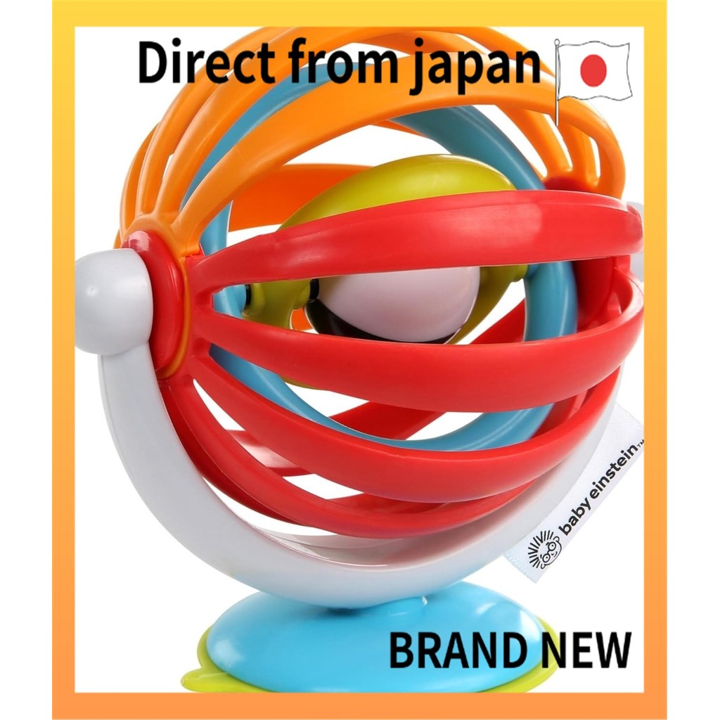 Kids II Japan Baby Einstein Sticky Spinner (Ages 3+) Spinning Toy with Suction Cup, Fingertip Develo