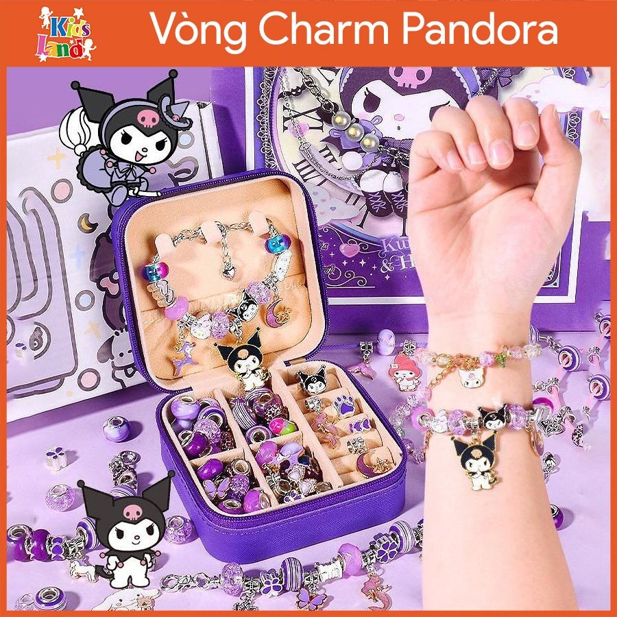 Vòng Charm Pandora Trẻ Em – Dây Chuyền & Vòng Tay Pandora Hợp Kim, Trang Sức Dễ Thương Cho Bé