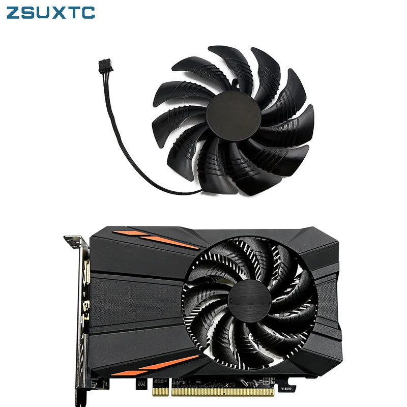 PLD09210S12HH 12V 0.40A Quạt Làm Mát GTX1050 RX560 RX550 Dành Cho Gigabyte Geforce GTX 1050 1050Ti R