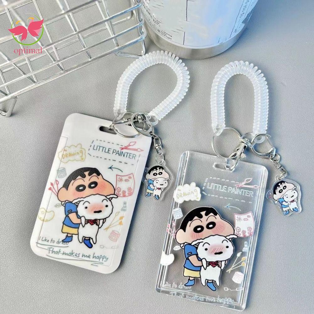 Hộp đựng thẻ hoạt hình OPTIMAL LIMIT, Hộp đựng thẻ ID Crayon Shin-chan Hộp đựng thẻ trong suốt, Hộp 