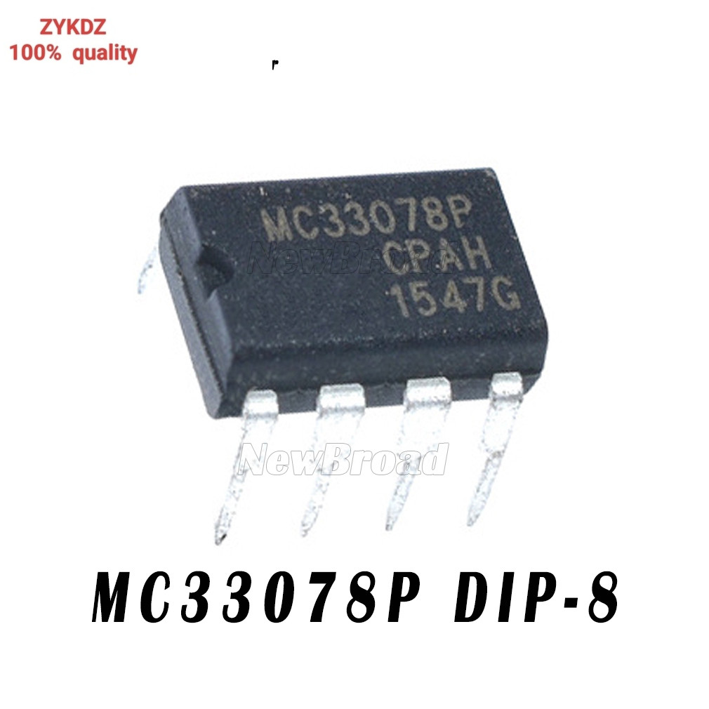 Chip Chính Hãng ICIC10 Chiếc MC33078P DIP8 MC33078 DIP-8 33078P DIP