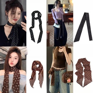 Tất Cả Trận Đấu Retro Nữ Chấm Bi Khăn Lụa - Thiết Kế Độc Đáo