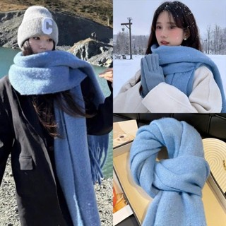  Khăn quàng choàng cổ nữ mùa đông len lông cừu phong cách vitage Hàn Quốc đẹp giữ ấm áp caro đủ màu đen đỏ xám xanh 