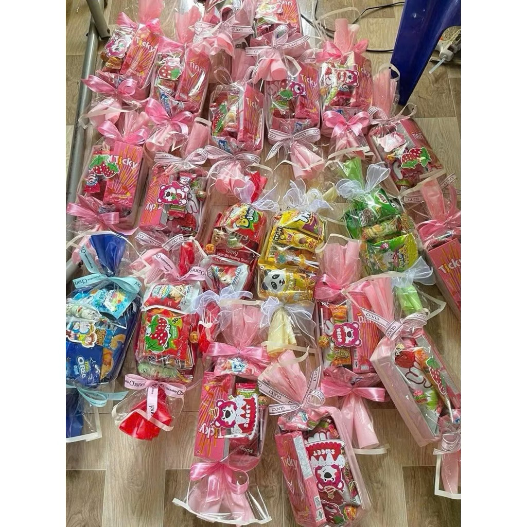 Cốt Kẹo Handmade Kèm Giấy Bóng & Ruy Băng – Quà Tặng Dễ Thương Cho Bé Dịp Lễ, Sinh Nhật, Tốt Nghiệp 14962