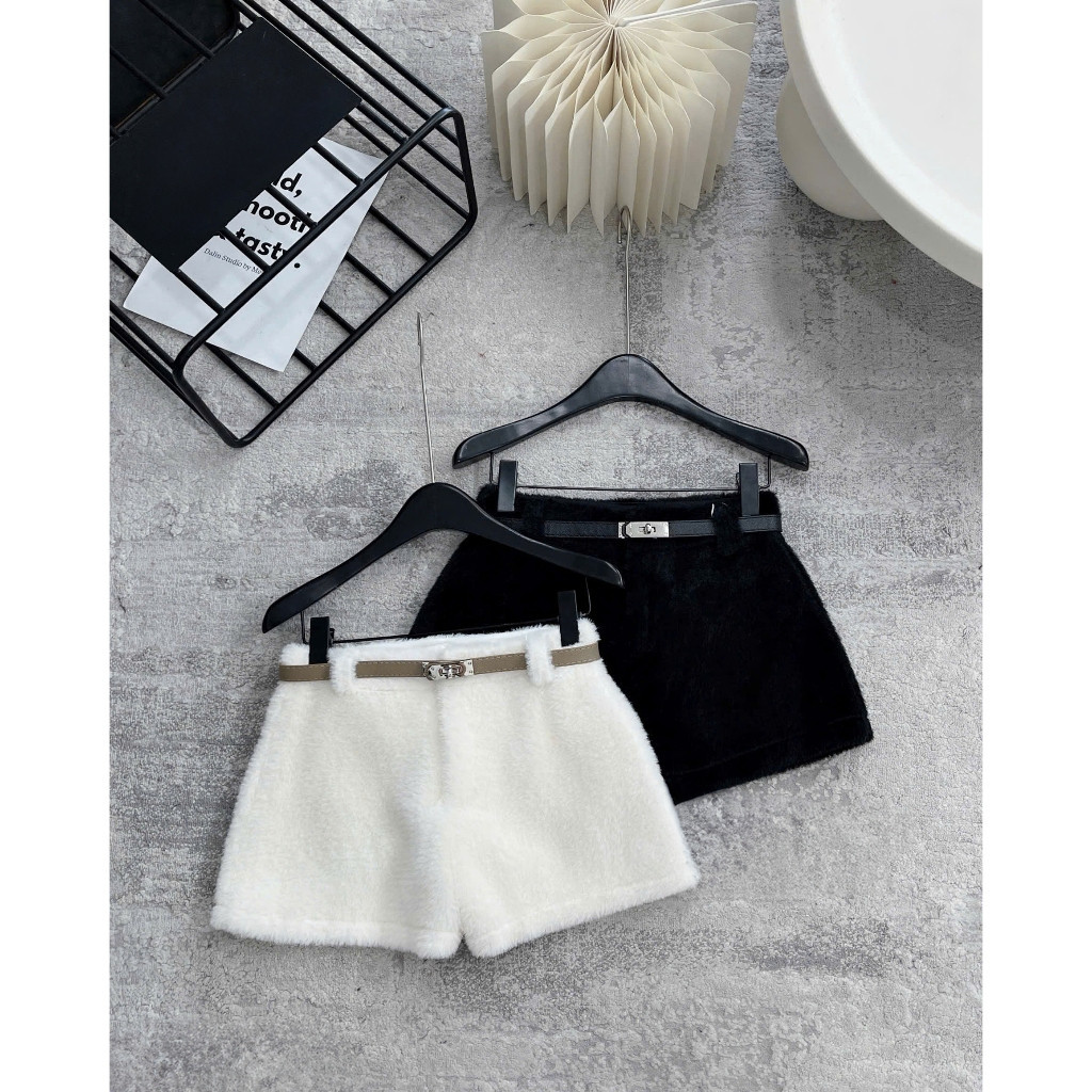 SALE LẺ SIZE Quần short sooc lông đai nâu UMEE STORE QCCC QCL1 QS0303 9697