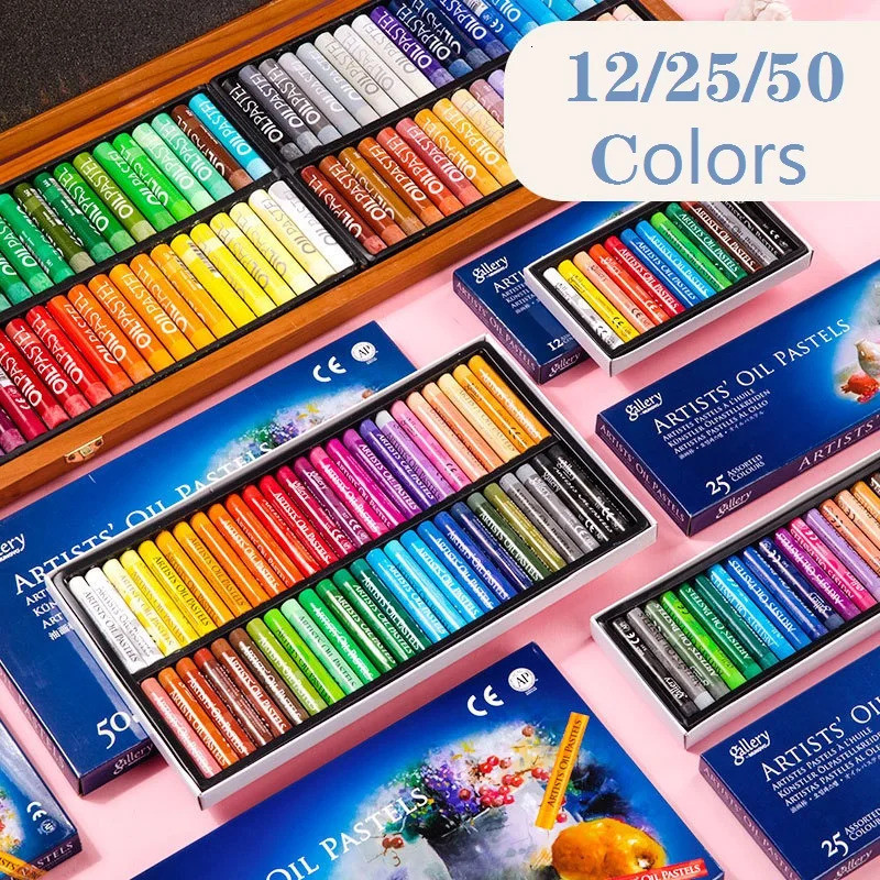 Gallery Artists 'Soft Oil Pastel Professional, 48 màu sắc, sống động và có thể pha trộn
