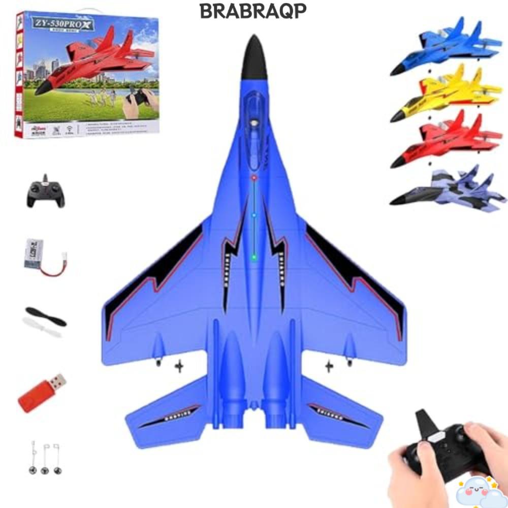 Máy bay chiến đấu điều khiển từ xa BRBRAA, Máy bay chiến đấu điều khiển từ xa sạc USB 2.4ghz Rc, Bọt