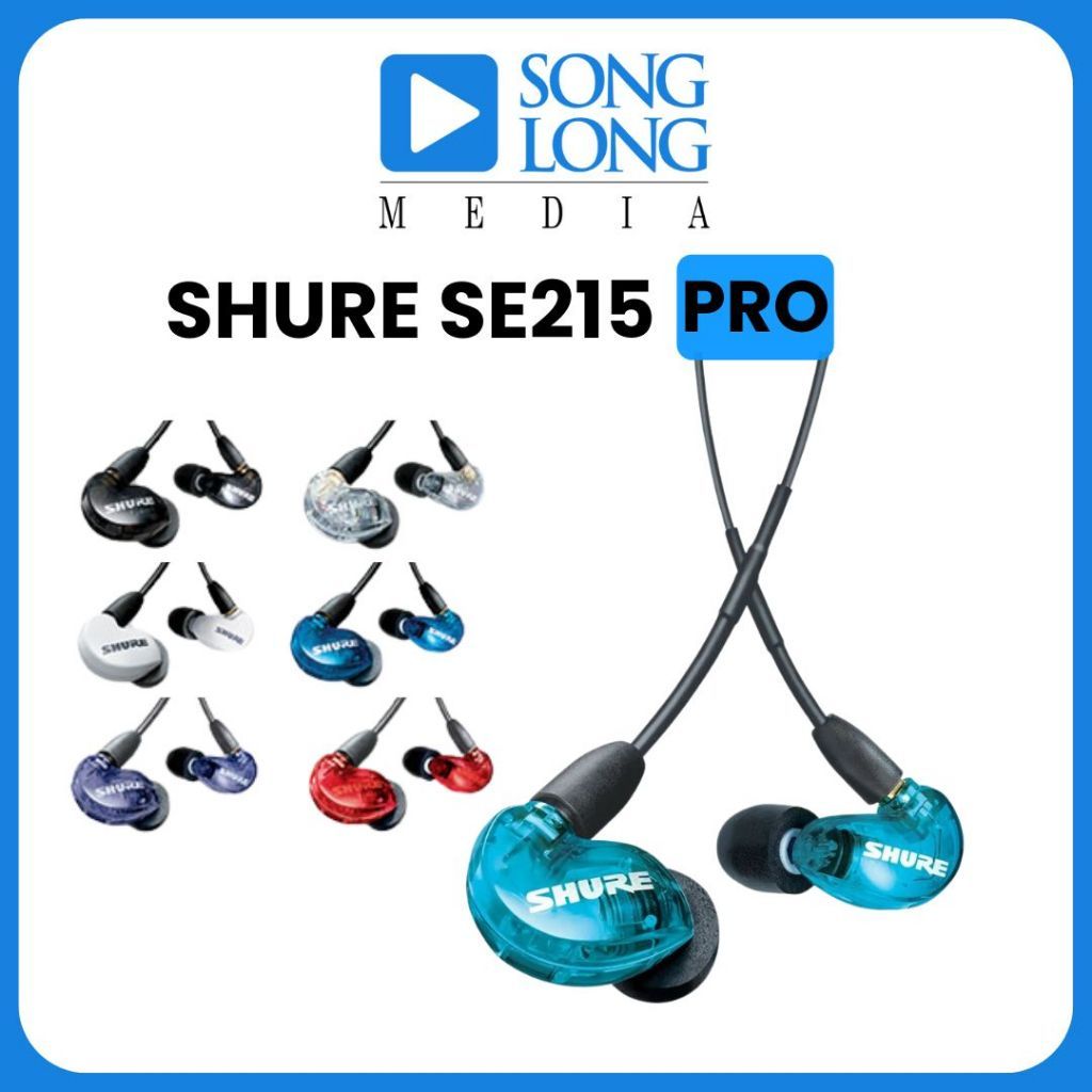 Tai nghe Shure SE215 PRO - Chính hãng phân phối