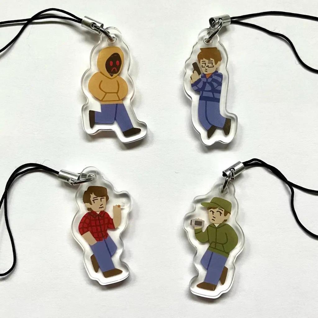 Marble Hornets Acrylic Phone Charm Trendy Phone Accessory