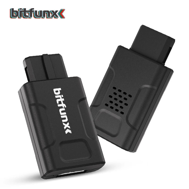 Bitfunx Mini 720P 1080P Bộ Chuyển Đổi HDMI 4: 3 / 16: 9 Tự Động S-Video Composite Cho Máy Chơi Game 