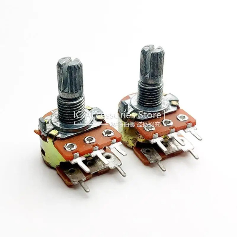 5 Chiếc WH148 Loại Đơn Chiết Áp Có Công Tắc 5Pin B10K B20K B50K B100K B200K B500K Khuếch Đại Chiết Á