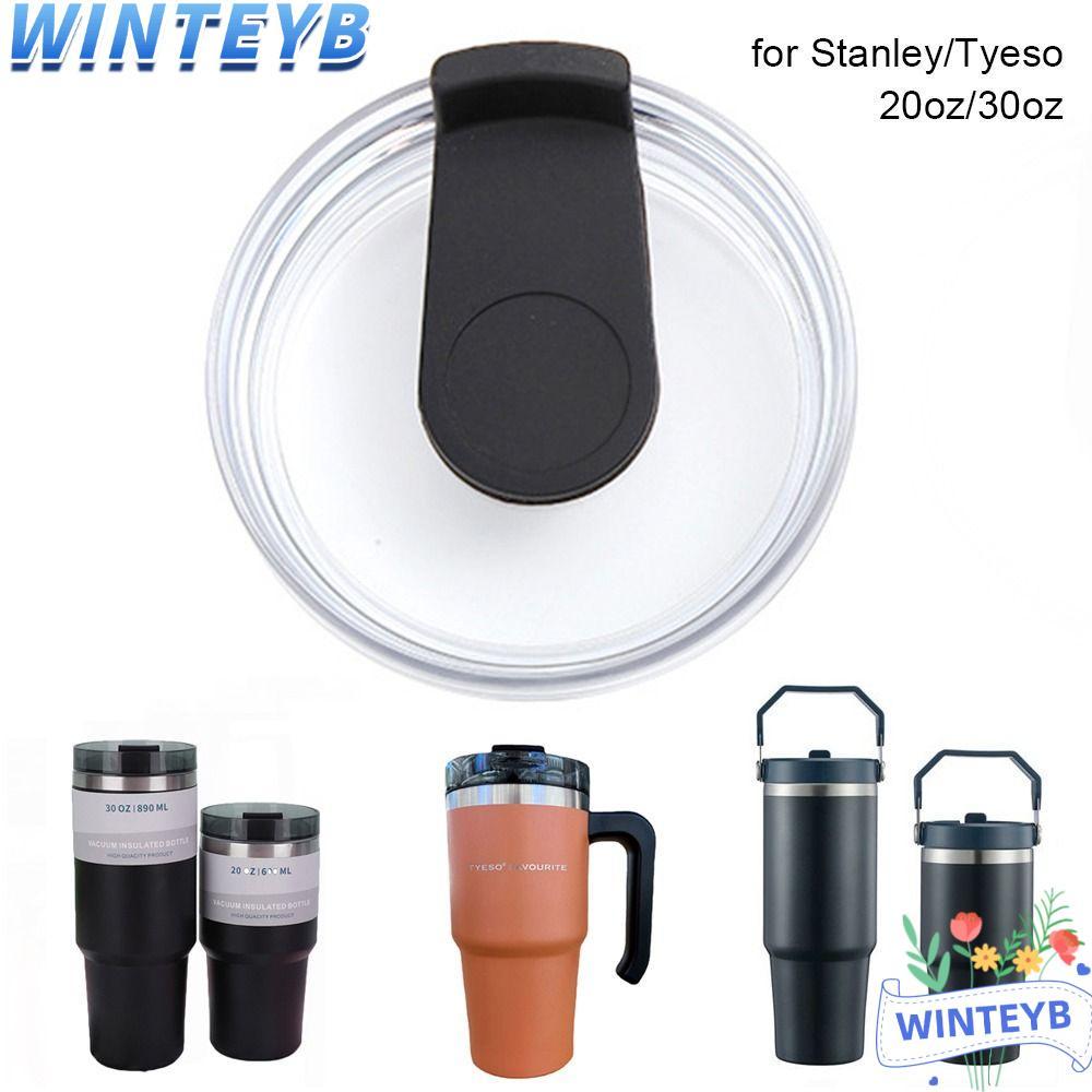 Nắp chai WINTEYB, Nắp cốc chống tràn 20oz / 30oz, Nhựa phổ thông bền không có ống hút Nắp thay thế c