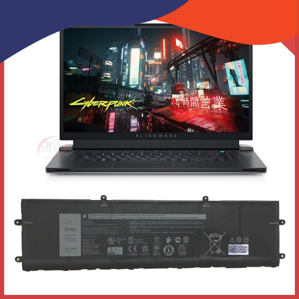 Pin Thay Thế Laptop Dell Alienware x17 R2