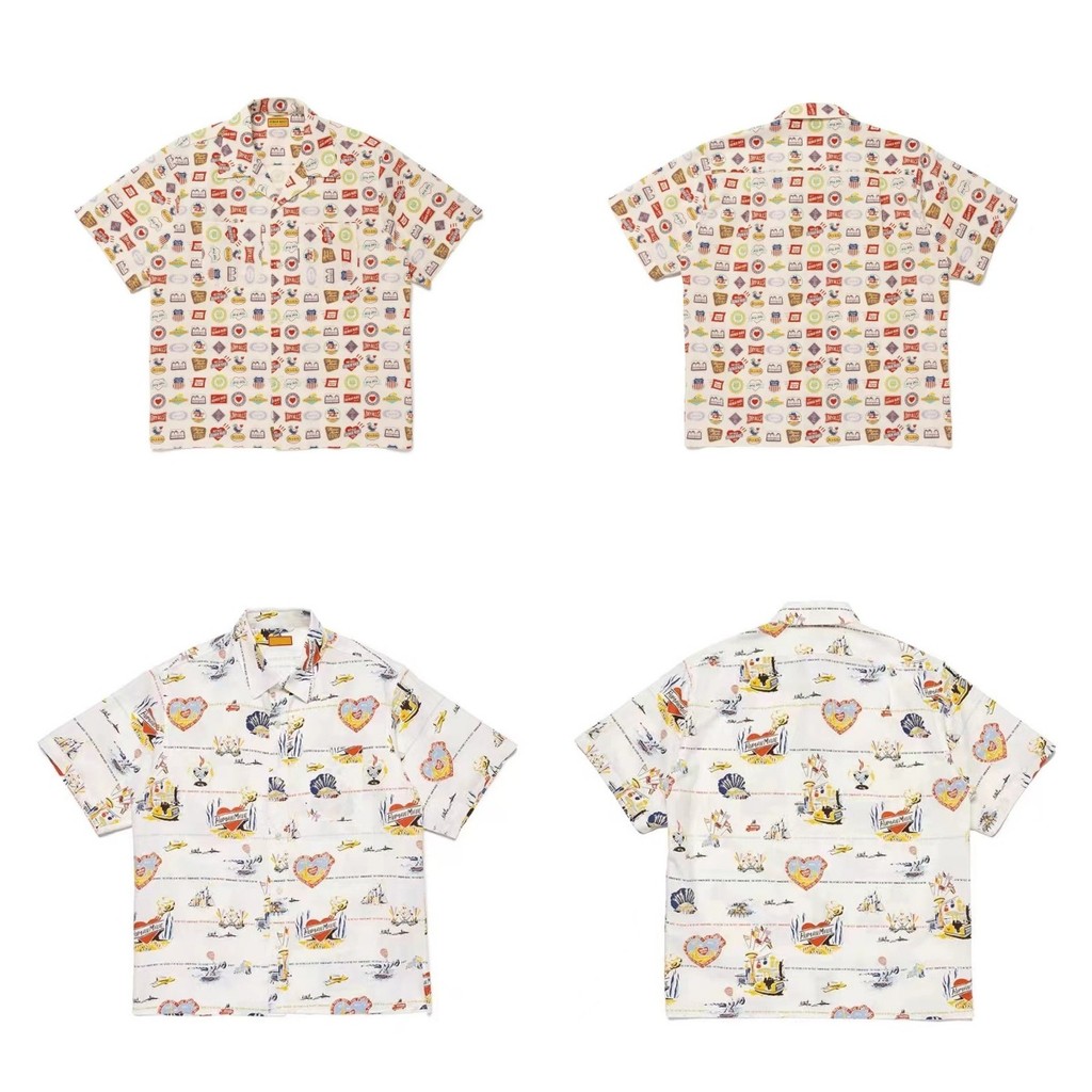 EWE2 Spot Goods[Stable supply Buy without hesitation] human Japanese-style short-sleeve shirt with a