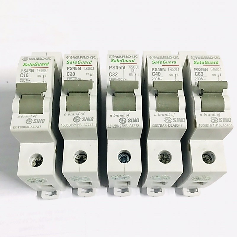 CB TÉP, APTOMAT 1 PHA SINO VANLOCK, CẦU DAO TỰ ĐỘNG 1 CỰC, MCB 1 PHA  SINO VANLOCK CHÍNH HÃNG