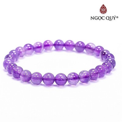 Vòng tay Thạch Anh Tím 6mm 3A - Ngọc Quý