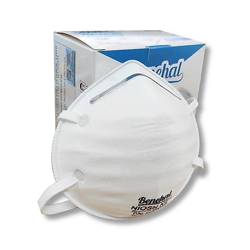 combo 10 Khẩu trang NIOSH N95 lọc bụi 3 lớp Benehal MS6115 - Hộp 10 cái