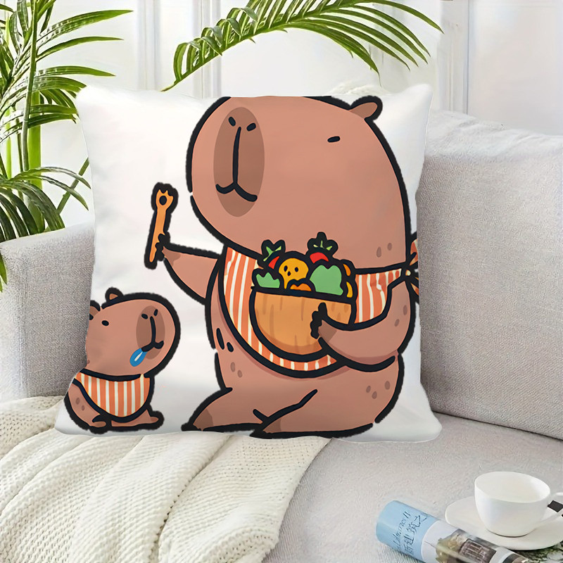 Emojis Sáng Tạo Kapibala Dolphin Gối ins Sofa Đệm Đơn Giản Và Dễ Thương Carto