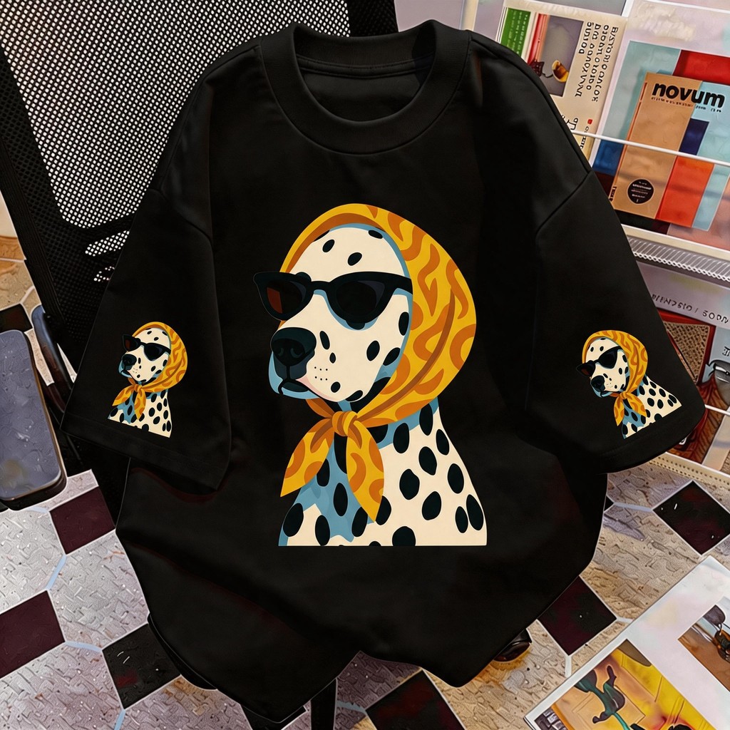 TEE · SHOP Áo thun Oversize 'cool Spot Dog Phong cách Hàn Quốc Rất thích hợp cho cả nam và nữ. Vải m