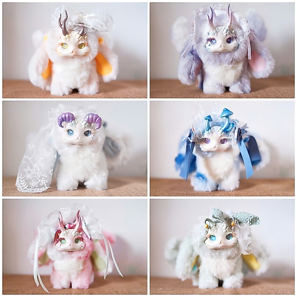 [ Hình shop tự chụp] Tutulong V1 Fantasy Forest Tea Party- Thỏ Rồng Sinh vật rừng Tiệc trà Plushies