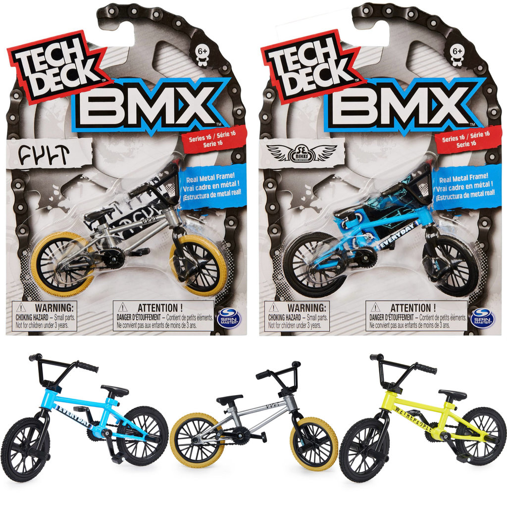 TECH DECK BMX Ngón Tay Xe Đạp Bánh Xe Nhỏ Hợp Kim Xe Đạp Mô Hình Ngón Tay Xe Đạp Bazooka