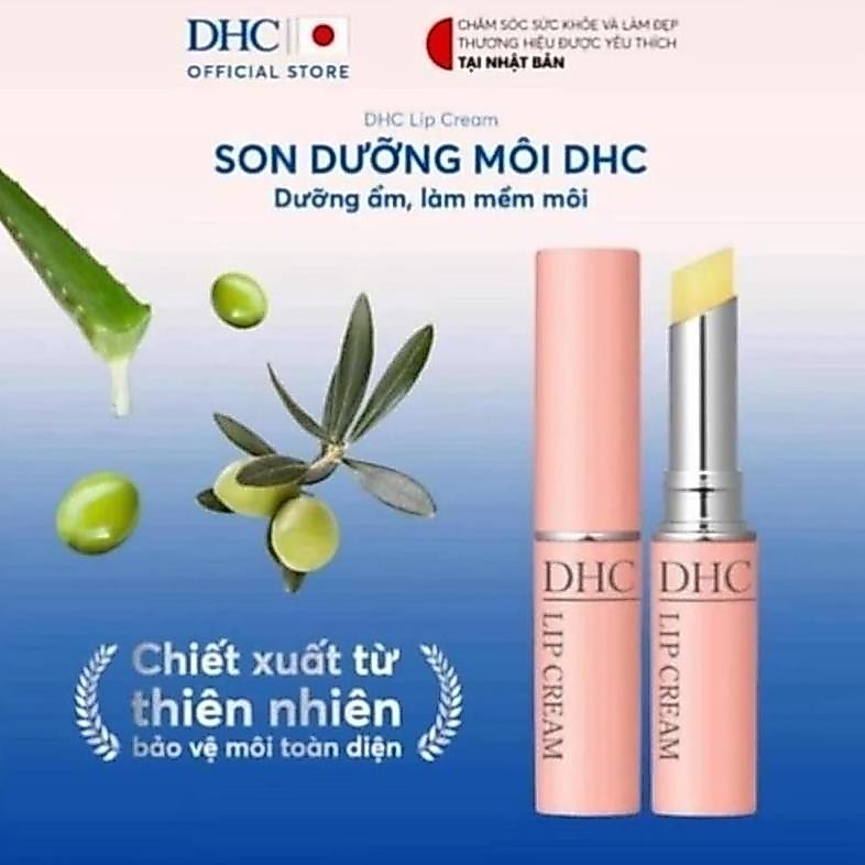 Son Dưỡng Ẩm, Làm Mềm Môi Môi DHC Lip Cream 1,5g Nhật Bản
