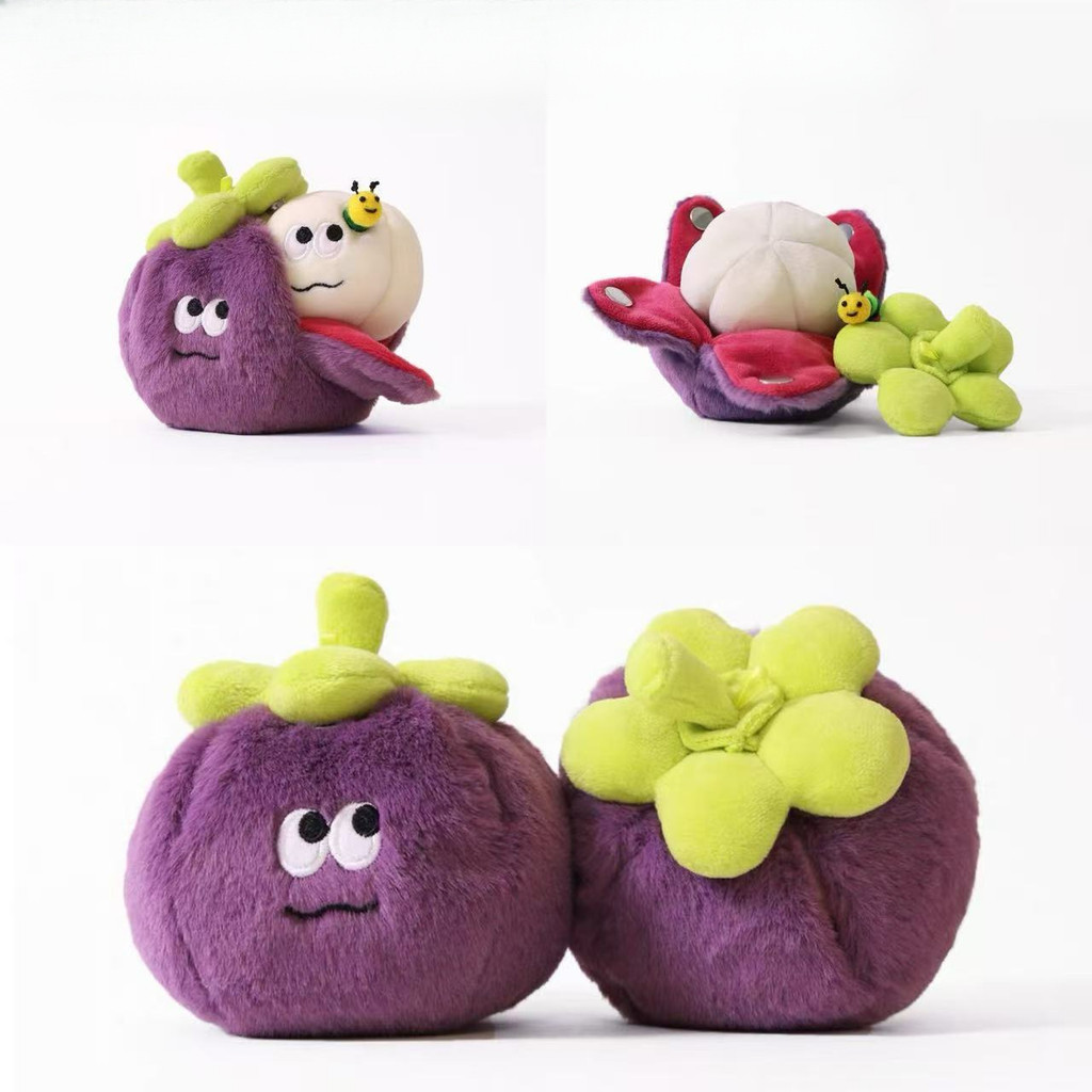 Xiaohongshu Cùng Phong Cách Sâu Bướm Mangosteen Sang Trọng Mặt Dây Chuyền Vui Nhộn Lột Mangosteen Bú