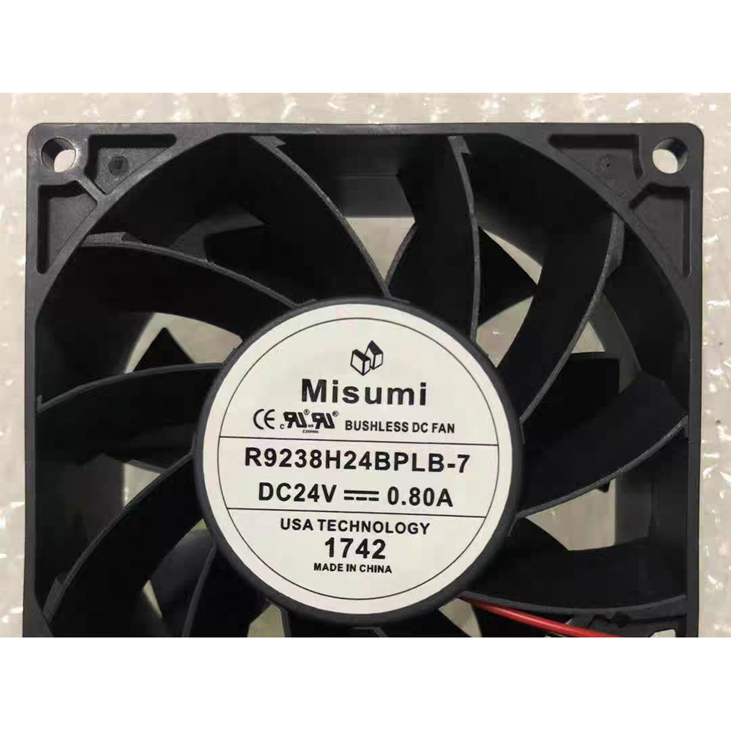 Hoàn Toàn Mới MISUMI MISUMI R9238H24BPLB-7 DC 24V 9C Quạt Làm Mát 9238 Quạt