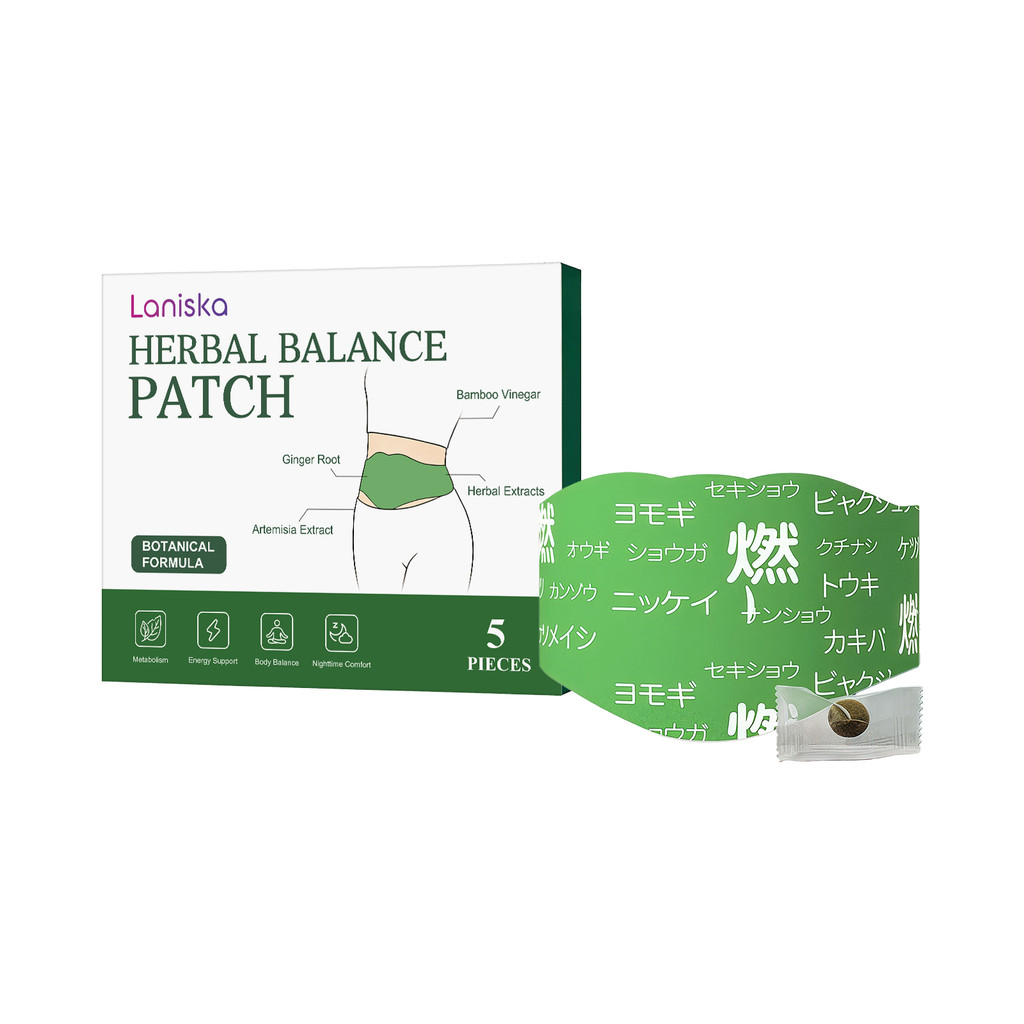 Laniska Herbal Balance Patch Herbal Essence Shows Body Light Curve Miếng dán chăm sóc thoáng khí thâ