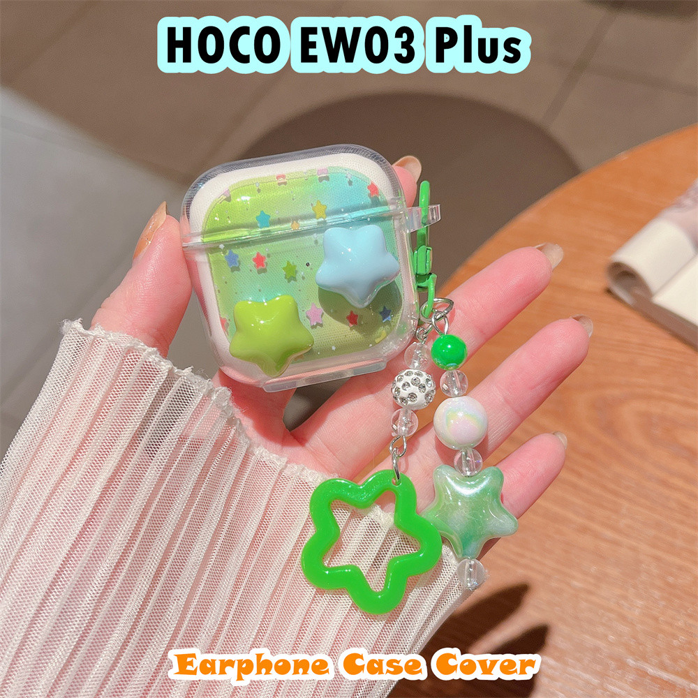 [Cửa hàng chính hãng] Dành cho vỏ tai nghe HOCO EW03 Plus Vỏ silicon mềm họa tiết hoa DIY